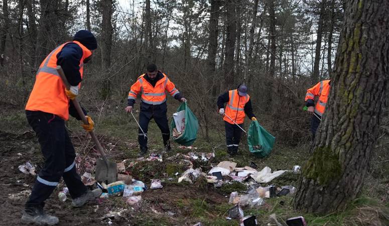 Düzce Belediyesi Temizlik İşleri Müdürlüğü, Bahçeşehir bölgesinde bulunan Kent Ormanının