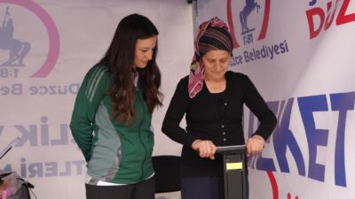 Düzce Belediyesi Gençlik ve Spor Hizmetleri Müdürlüğü’nün başlattığı “Ölç, Fark