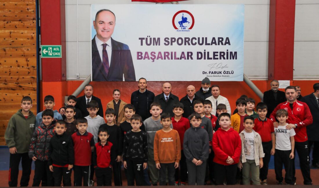 Düzce’de bir otomotiv firması Düzce Belediyesi 1881 Güreş İhtisas kulubü