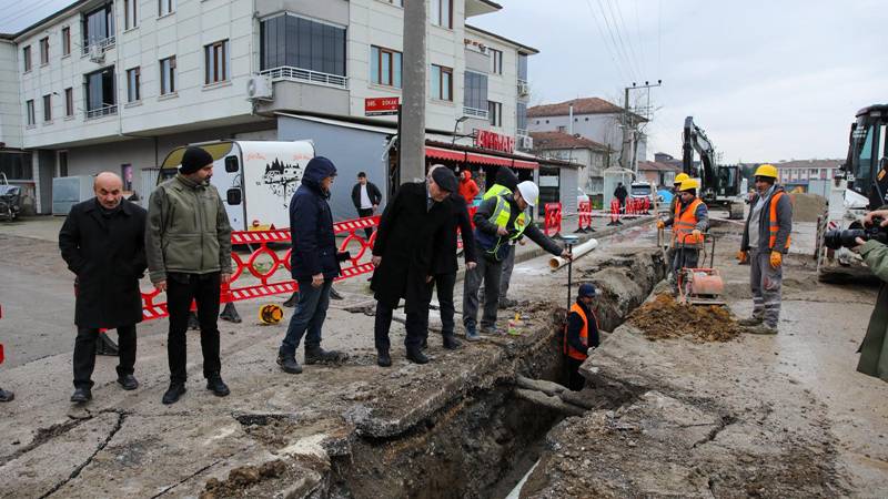 Düzce’de içme suyu şebekesi baştan sona yenileniyor. Günlük 130 bin