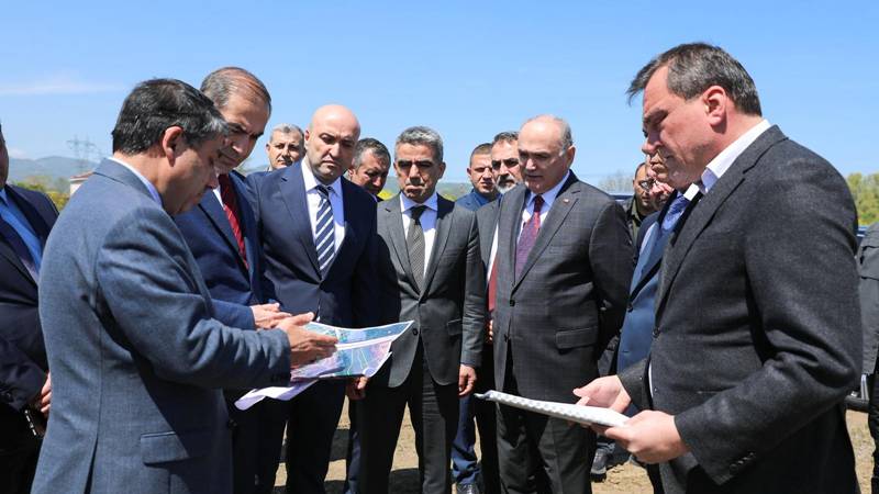 Düzce Gümrük Müdürlüğü ve Lojistik Merkezi çalışmalarına hız veren Düzce