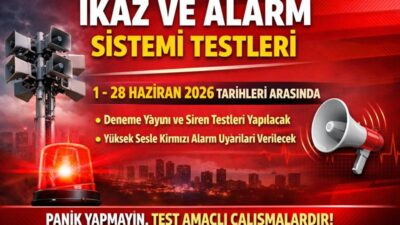 Afet ve Acil Durum Yönetimi Başkanlığı tarafından yürütülen “İkaz ve