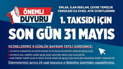 Düzce Belediyesi Gelirler Müdürlüğü tarafından yapılan açıklamaya göre; Emlak Vergisi,