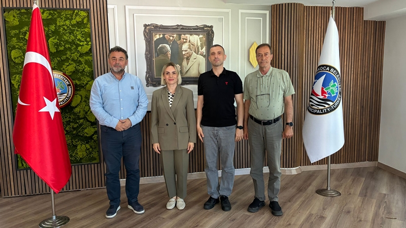 Düzce Çalışan Gazeteciler Cemiyeti yönetimi, Akçakoca Kaymakamı Dr. Hacı Arslan