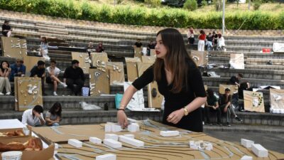 Düzce Üniversitesi Sanat, Tasarım ve Mimarlık Fakültesi Mimarlık Bölümü öğrencileri,
