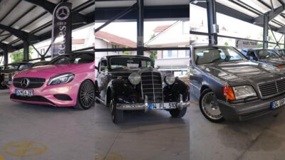 Düzce’de otomobil tutkunlarını bir araya getiren “3. Mercedes Buluşması”, bu