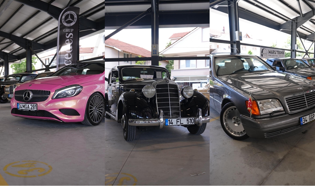 Düzce’de otomobil tutkunlarını bir araya getiren “3. Mercedes Buluşması”, bu