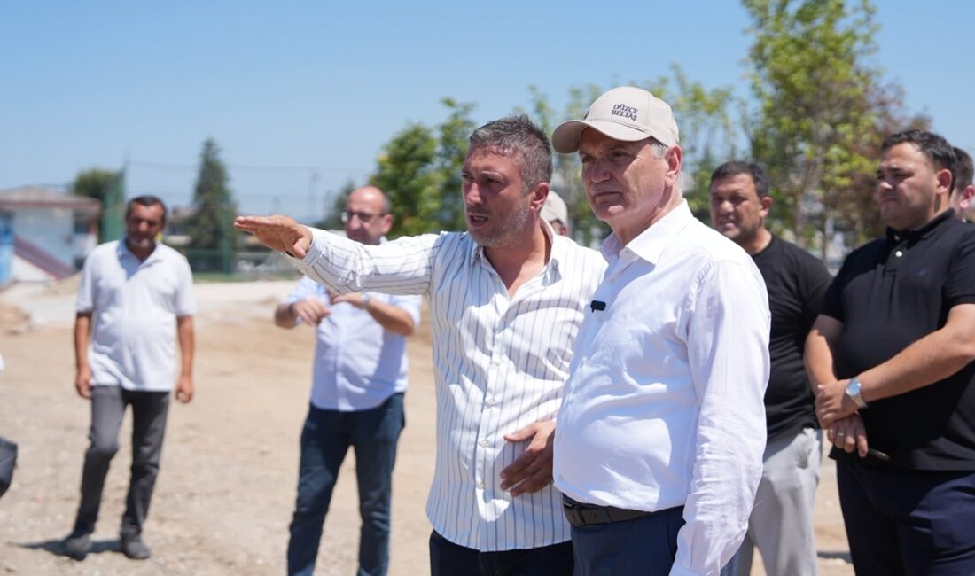 Düzce Belediye Başkanı Dr. Faruk Özlü, şehrin vizyon projelerini sahada