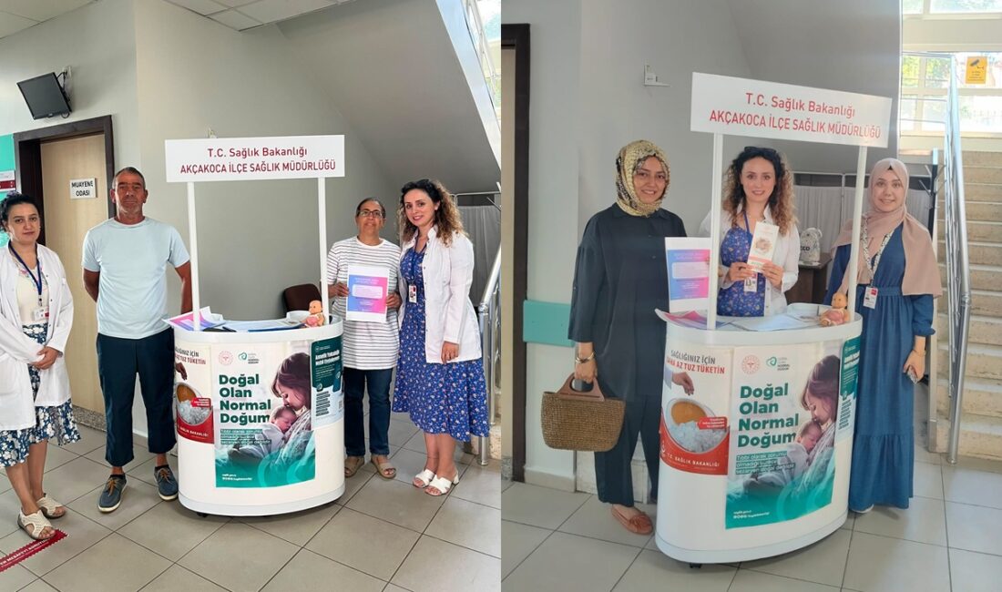 Düzce İl Sağlık Müdürlüğü, “Normal Doğum Eylem Planı” kapsamında farkındalık
