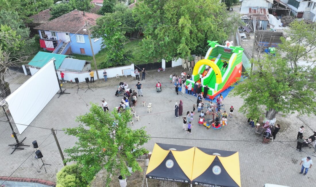 Düzce İl Özel İdaresi, yaz boyunca köy köy dolaşacak Açık