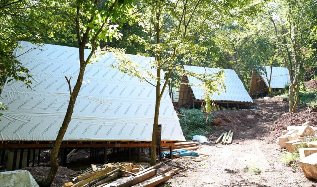Düzce’nin doğa turizmindeki gözdesi Aydınpınar Şelalesi Tabiat Parkı, yeni yatırımlarla