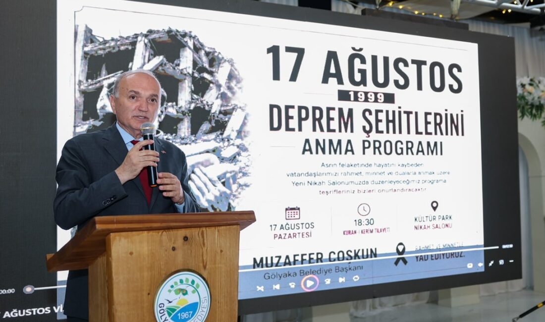 Düzce Belediye Başkanı Dr. Faruk Özlü, Gölyaka’da düzenlenen 17 Ağustos