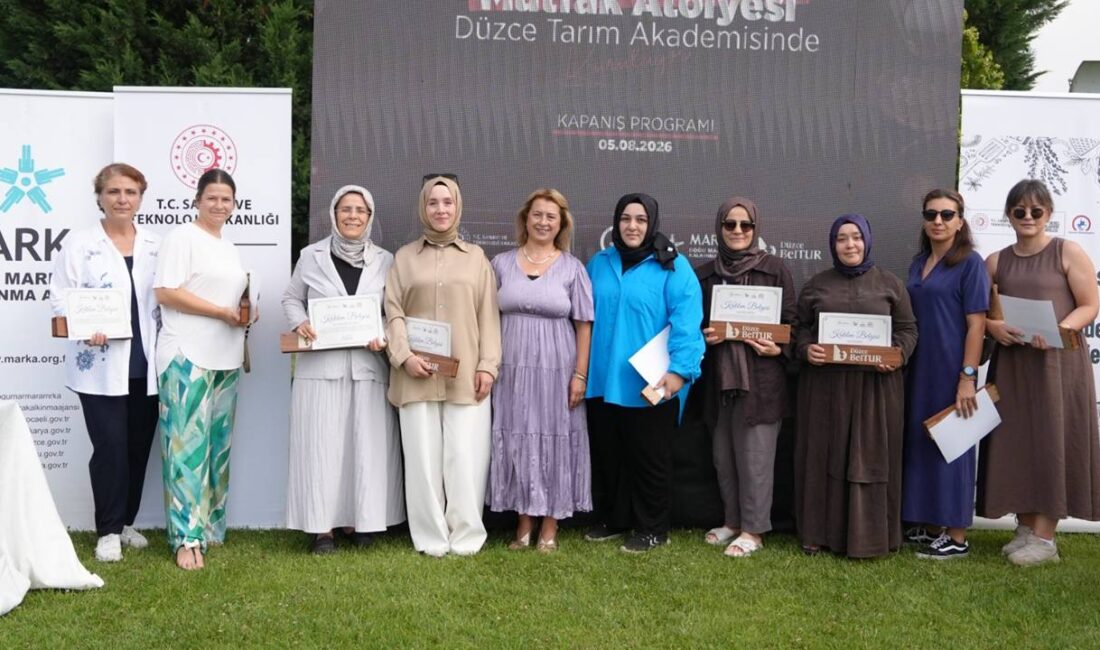 Sanayi ve Teknoloji Bakanlığı desteğiyle hayata geçirilen “Mutfak Atölyesi Düzce