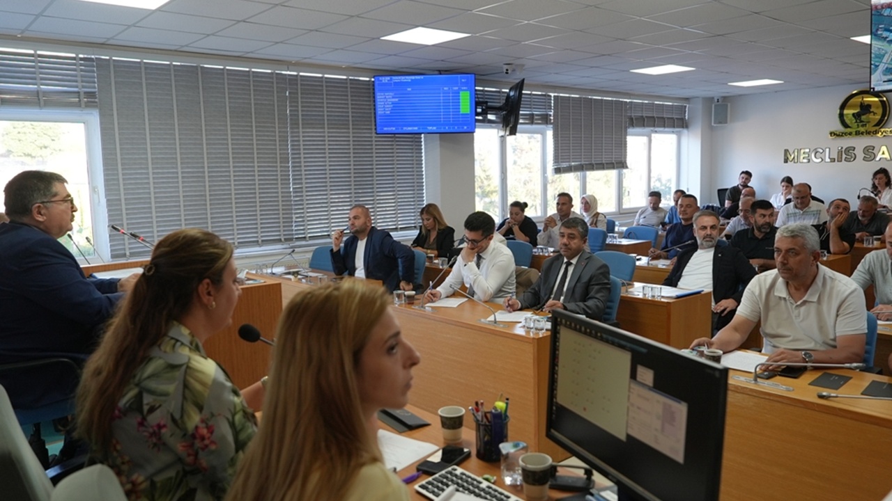 Düzce Belediye Meclisi’nin 2026 yılı Eylül ayı ikinci oturumu, Meclis